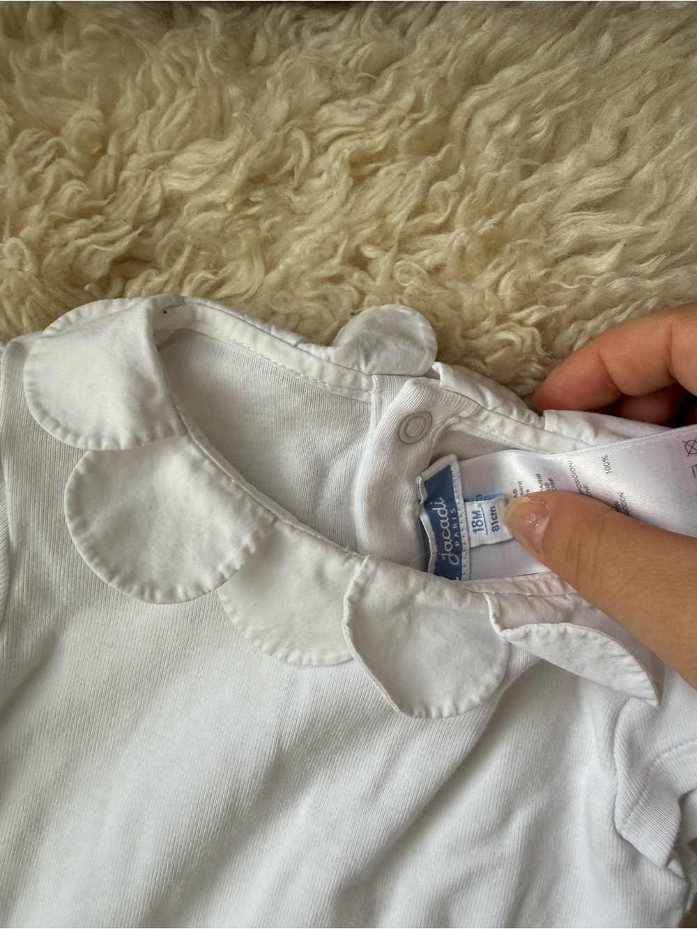 Jacadi Ruffle One piece - Picture 3 of 4